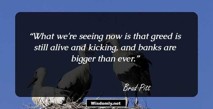 What we're seeing now is that greed is still alive and kicking, and banks are bigger than ever.