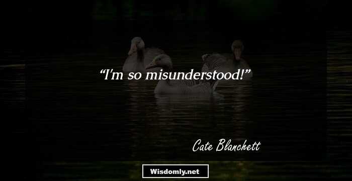 I'm so misunderstood!