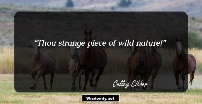 Thou strange piece of wild nature!