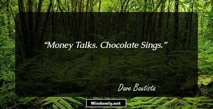 Money Talks. Chocolate Sings.