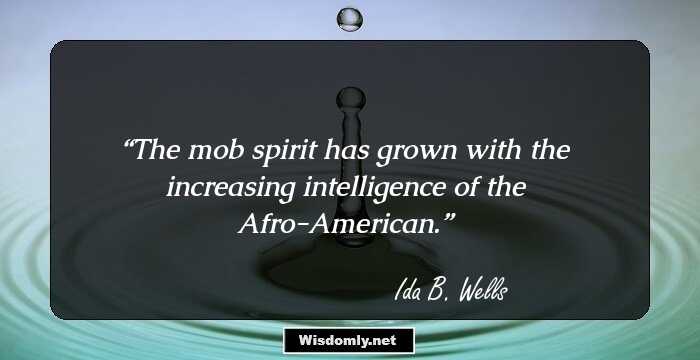 The mob spirit has grown with the increasing intelligence of the Afro-American.