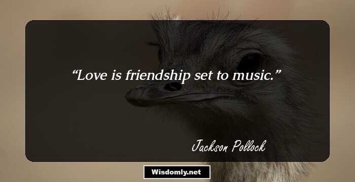 Love is friendship set to music.