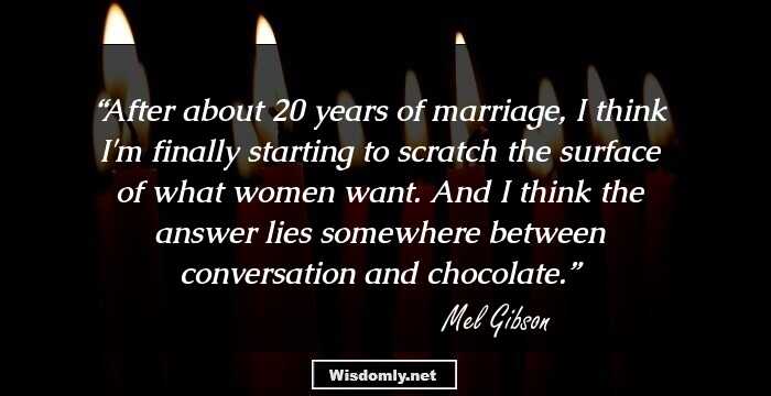 After about 20 years of marriage, I think I'm finally starting to scratch the surface of what women want. And I think the answer lies somewhere between conversation and chocolate.