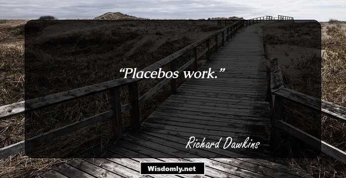 Placebos work.