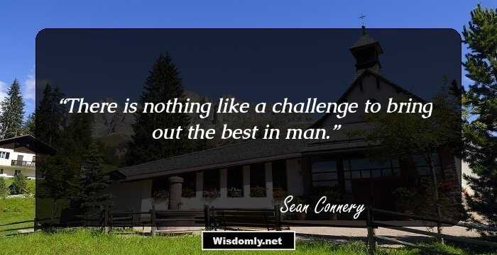 There is nothing like a challenge to bring out the best in man.