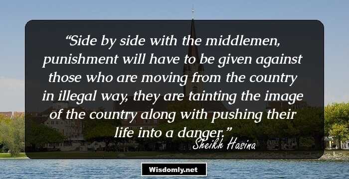 Side by side with the middlemen, punishment will have to be given against those who are moving from the country in illegal way, they are tainting the image of the country along with pushing their life into a danger.