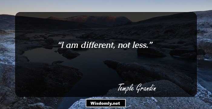 I am different, not less.