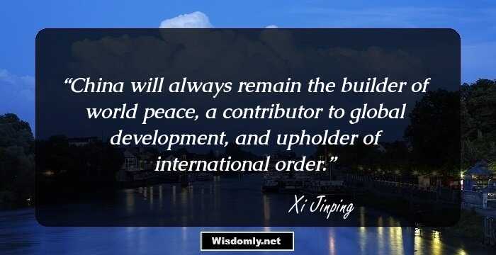 25 Interesting Quotes By Xi Jinping